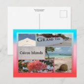 Grand Turks en Caicos Briefkaart (Voorkant / Achterkant)