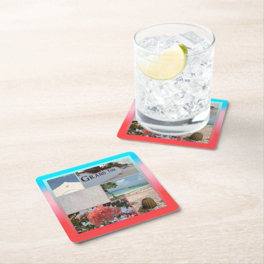 Grand Turks en Caicos Kartonnen Onderzetters (Insitu)