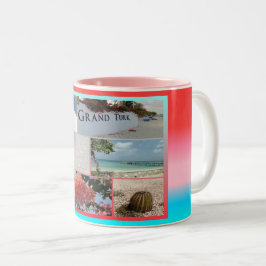 Grand Turks en Caicos Tweekleurige Koffiemok