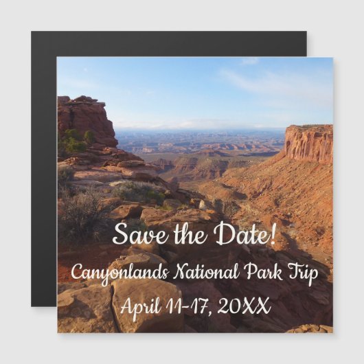 Grand Uitzicht Point in het Nationaal Park Canyonl (Voorkant / Achterkant)