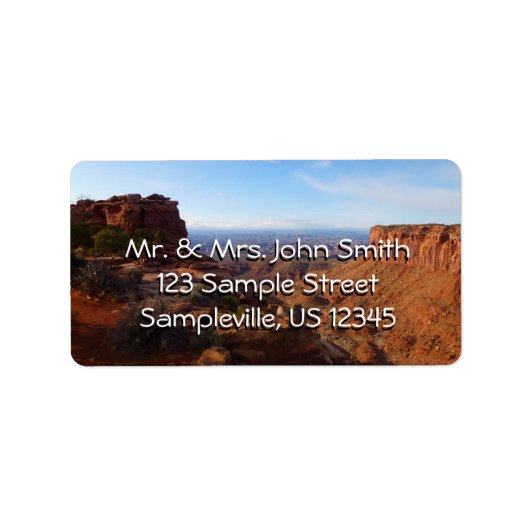 Grand Uitzicht Point in het Nationaal Park Canyonl Etiket (Voorkant)