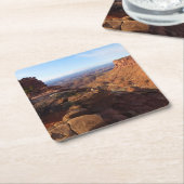 Grand Uitzicht Point in het Nationaal Park Canyonl Kartonnen Onderzetters (Schuin)