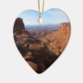 Grand Uitzicht Point in het Nationaal Park Canyonl Keramisch Ornament (Links)