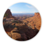 Grand Uitzicht Point in het Nationaal Park Canyonl Keramische Knop (Voorkant)
