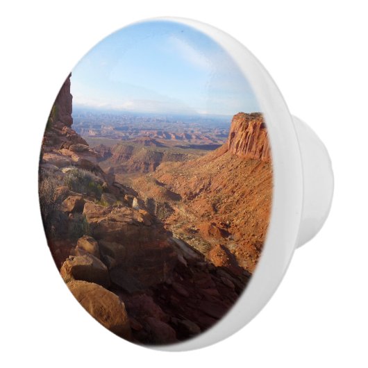 Grand Uitzicht Point in het Nationaal Park Canyonl Keramische Knop (Rechts)