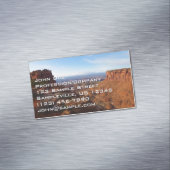 Grand Uitzicht Point in het Nationaal Park Canyonl Magnetisch Visitekaartje (Voorbeeld)