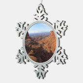 Grand Uitzicht Point in het Nationaal Park Canyonl Tin Sneeuwvlok Ornament (Rechts)