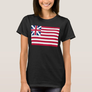 Grand Union, 1e USA-vlag van koloniën lange mouwen T-shirt