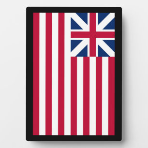 Grand Union, 1e vlag van de koloniën in de VS Fotoplaat