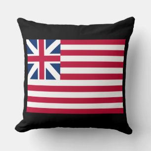 Grand Union, 1e vlag van de koloniën in de VS Kussen