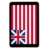 Grand Union, 1e vlag van de VS-kolonies Magneet (Verticaal)