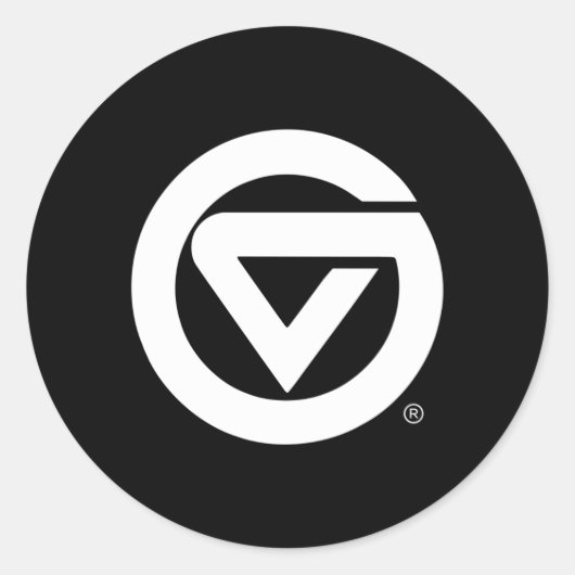 Grand Valley State Lakers-pictogram Ronde Sticker (Voorkant)