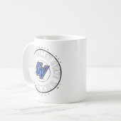 Grand Valley State Lakers Showtime Blauw Koffiemok (Voorkant links)