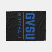 Grand Valley State University Gvsu Softbal Kleding Fleece Deken (Voorkant (Horizontaal))