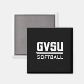 Grand Valley State University Gvsu Softll Apparel  Magneet (Voorkant / Achterkant)