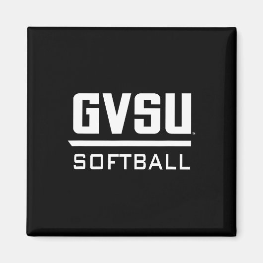 Grand Valley State University Gvsu Softll Apparel  Magneet (Voorkant)