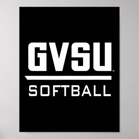Grand Valley State University Gvsu Zachte Kleding Poster (Voorkant)