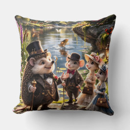 Grand Victorian Woodland animal Secret Garden stat Kussen