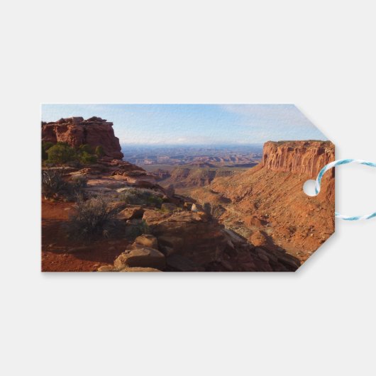 Grand View Point in Canyonlands National Park Cadeaulabel (Voorkant (Horizontaal))