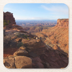 Grand View Point in Canyonlands National Park Kartonnen Onderzetters
