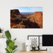 Grand View Point in Canyonlands National Park Poster (Thuiskantoor)