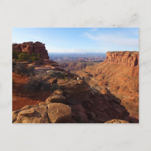 Grand View Point in het Canyonlands National Park Briefkaart