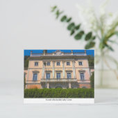 Grand villa naast Como-meer Briefkaart (Staand voorkant)