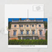 Grand villa naast Como-meer Briefkaart (Voorkant / Achterkant)