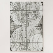 Grand Voyages Old Antiek General Map World Legpuzzel (Verticaal)