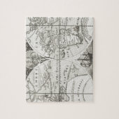 Grand Voyages Old Antiek General Map World Legpuzzel (Verticaal)