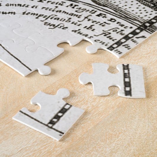 Grand Voyages Old Antiek General Map World Legpuzzel (Zijkant)