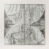 Grand Voyages Old Antiek General Map World Legpuzzel (Horizontaal)