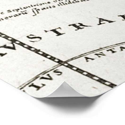 Grand Voyages Old Antiek General Map World Poster (Hoek)