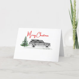 Grand Wagon Kerst Vakantie Kaart