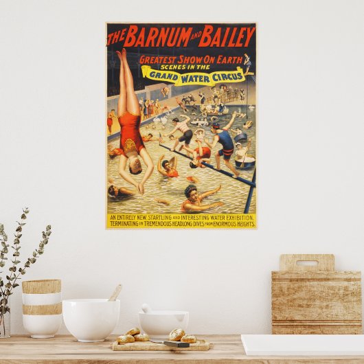 Grand Water Circus Poster (Keuken)