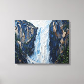 Grand Waterfall Wall Art | Premium gewikkeld canva Canvas Afdruk (Voorkant)