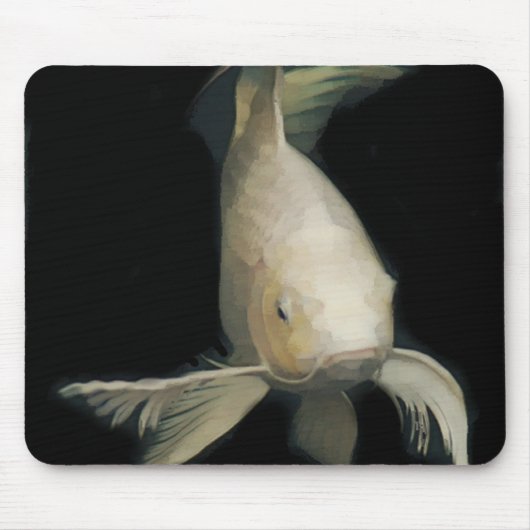 Grand White Koi Muismat (Voorkant)