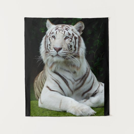Grand White Tiger Wandkleed (Voorkant)