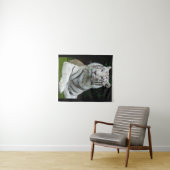 Grand White Tiger Wandkleed (In Situ (horizontaal))