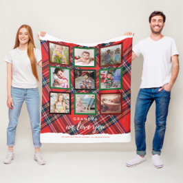GRANDA FOTO GIFTS - Foto Collage TARTAN Fleece Deken