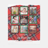 GRANDA FOTO GIFTS - Foto Collage TARTAN Fleece Deken (Voorkant)