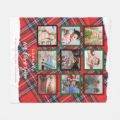GRANDA FOTO GIFTS - Foto Collage TARTAN Fleece Deken (Voorkant (Horizontaal))