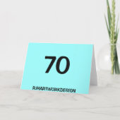 GRANDAD 70E VERJAARDAG KAART (Achterkant)