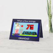 GRANDAD 75E VERJAARDAG KAART (Voorkant)