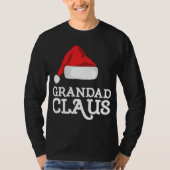 Grandad Claus Kerst Pet Familie Matching Groep T-shirt (Voorkant)