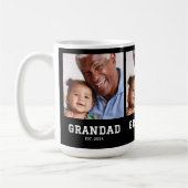 Grandad Established Bold Black 3 Photo Koffiemok (Links)