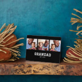 Grandad Established Elegant Bold Black 3 Photo Fotoplaat (Zijkant)