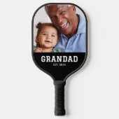 Grandad Established Fun Bold Photo Pickleball Paddle (Voorkant)