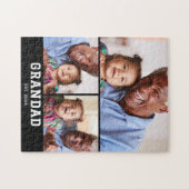 Grandad Established Modern Bold 3 Photo Legpuzzel (Horizontaal)