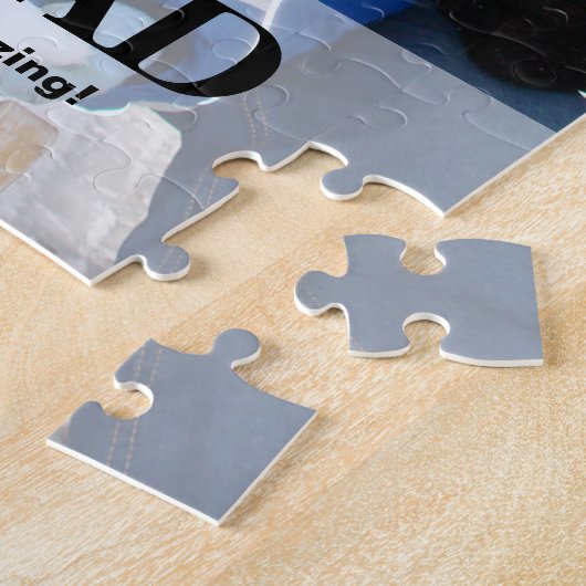 Grandad Happy Vaderdag Photo Legpuzzel (Zijkant)